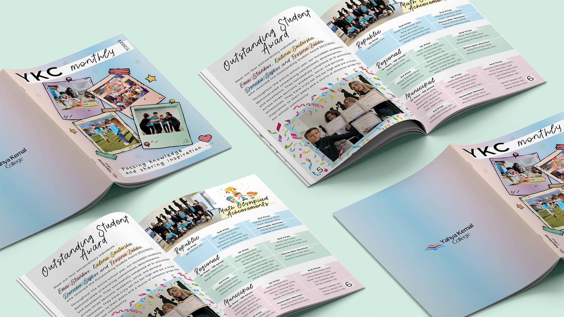 Yahya Kemal Elementary - Skopje students: The eagerly awaited new issue of the school magazine is finally here!
